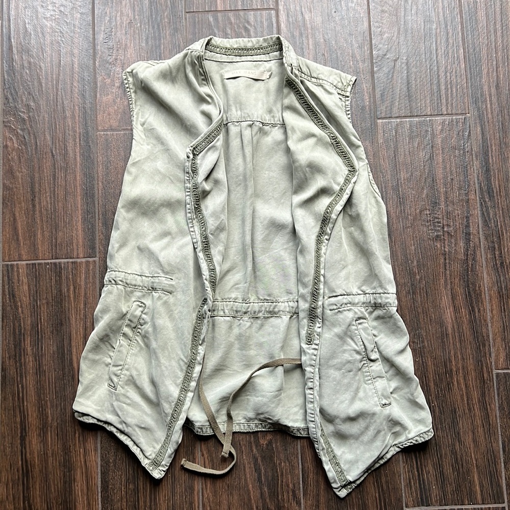Max Jeans vest with adjustable waist, size Small